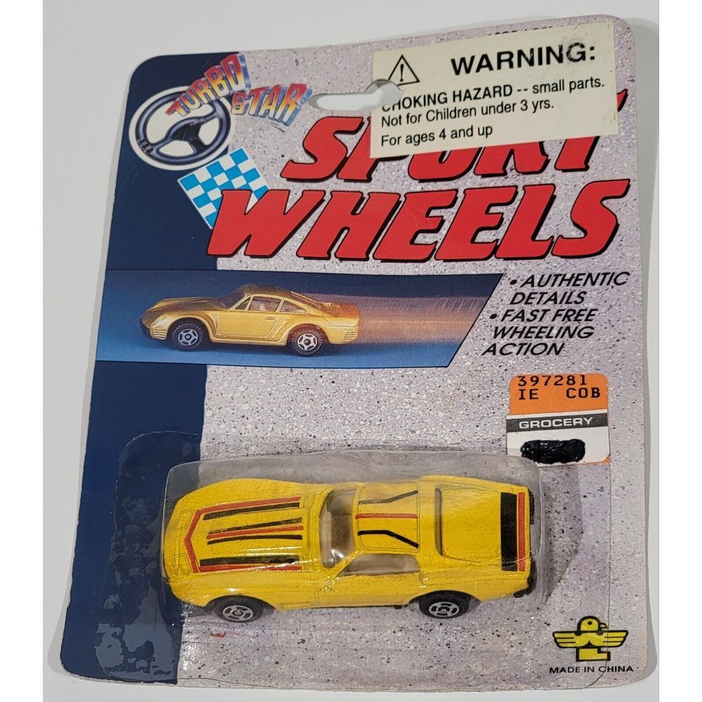 Turbo Star Sport Wheels Corvette Yellow Strips